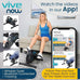 Vive Under Desk Bike Pedal Exerciser - Stationary Exercise Leg Peddler