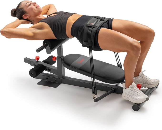 Sunny Health & Fitness Multifuntion Hip Thrust Machine & Glute Trainer