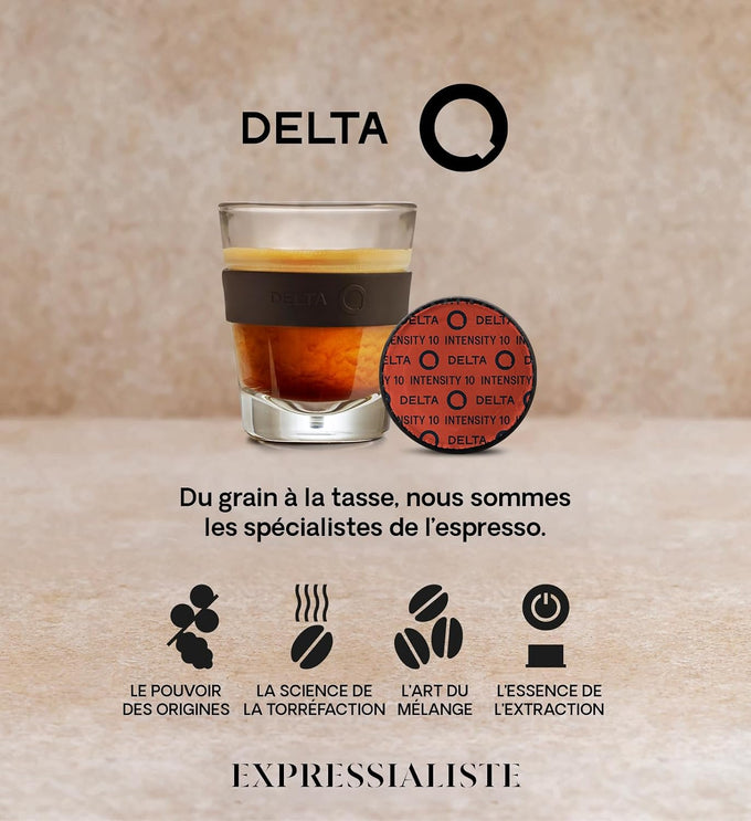 Delta Q Qalidus Coffee Pods for Delta Q Machines, 80 Capsules (XXL Pack)
