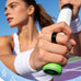 Smart Ring for Women Men Fitness Tracker Heart Rate Sleep Trends 128 Sports Modes Gesture Control Cycle Tracking IP68 Waterproof No Subscription Compatible with iPhone Android (Black, Size 9)