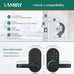 Smart Door Handle Lock with Keypad, Yamiry Fingerprint Knob for Front Door