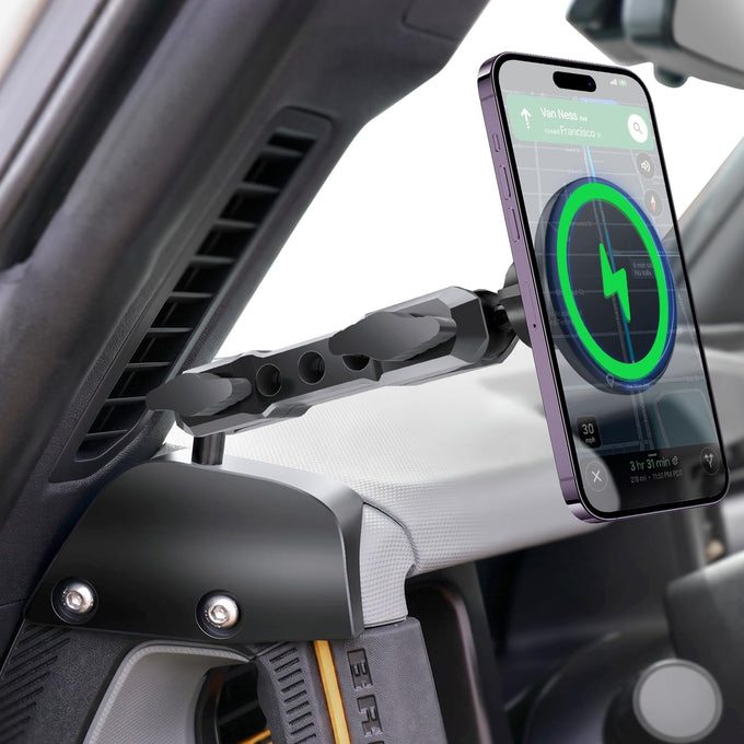 Magnetic Wireless Charging Phone Mount for Ford Bronco 2021-2026 2/4 door
