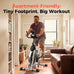 YOSUDA Exercise Bike, Magnetic Friction Stationary Bike with App Training