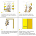 NWT Wall Murals for Bedroom Green Plants Animals Removable Wallpaper Peel and Stick Wall Stickers - 66x96 inches