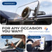 Magnetic Car Mount Charger,25W Fast Wireless Charging Stand with RGB Light