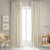 MUMFAS Burnt Orange Velvet Curtains 80 Inches Long Back Tab Rod Pocket Drapes for Bedroom Living Room W52 x L80 Inch 2 Panels