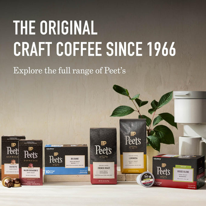 Peet's Coffee Espresso Capsules, Dark Roast, Ristretto, 100 Count
