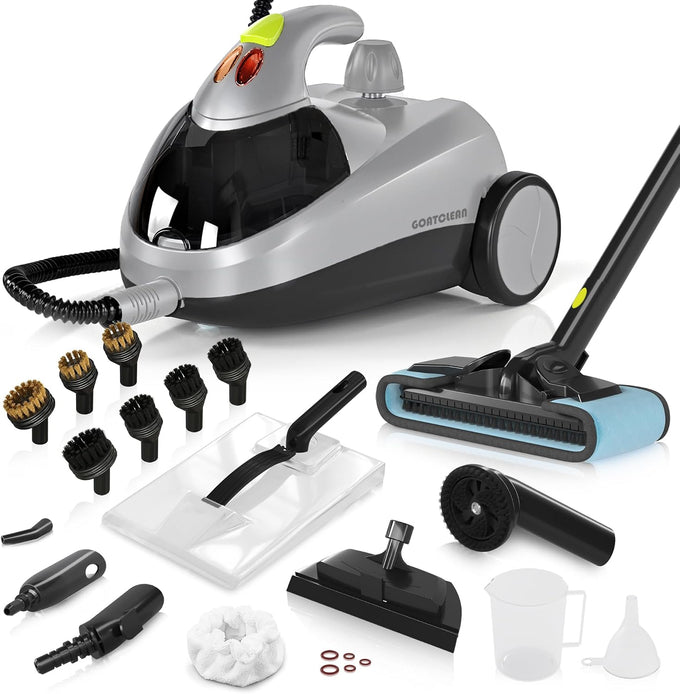 Heavy-Duty Steam Cleaner for Home, 1500W High Pressure with 22 Accessories