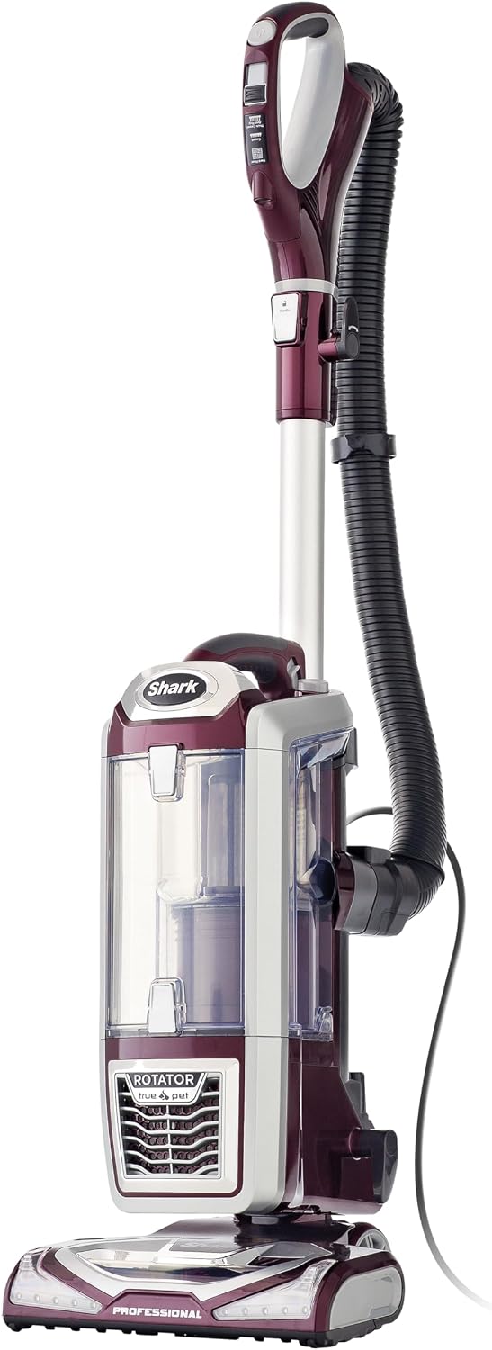 Shark Navigator Lift-Away Vacuum, HEPA, Pet Hair, White/Silver, NV356E