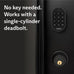 SimpliSafe Smart Lock Series 2 (White) for The Gen 3 Home Security System