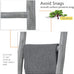 FUIN Blanket Ladder, 57in Wood Rustic Decorative Ladder, Light Gray
