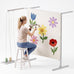 54-Inch Aluminum Rug Tufting Frame Kit, Adjustable Stand with Yarn Holder