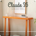 Kings Brand Furniture Claude Narrow Console Table, 36-Inch Wood Entryway Table for Hallway, Living Room or Behind Sofa, Modern Accent Sofa Table for Foyer, Space Saving Design (Honey Ginger)