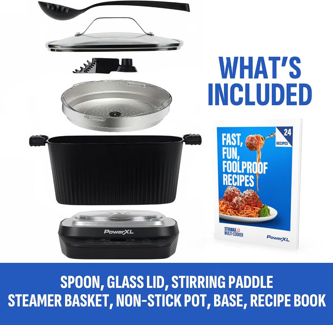 STIRMAX PLUS 7.5QT Digital Multi-Cooker with Auto Stir