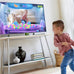 LeapFrog LeapMove Active Learning Video Game System for children aged 4-7 years. This interactive system features 25 preloaded games and adventures, exploring math, spelling, and phonics through movement across three learning levels.