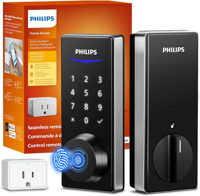 Philips Wi-Fi Smart Door Lock, Fingerprint Door Lock