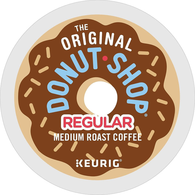The Original Donut Shop Regular, Single-Serve Keurig K-Cup Pods, Medium Roast Coffee Pods, 96 Count