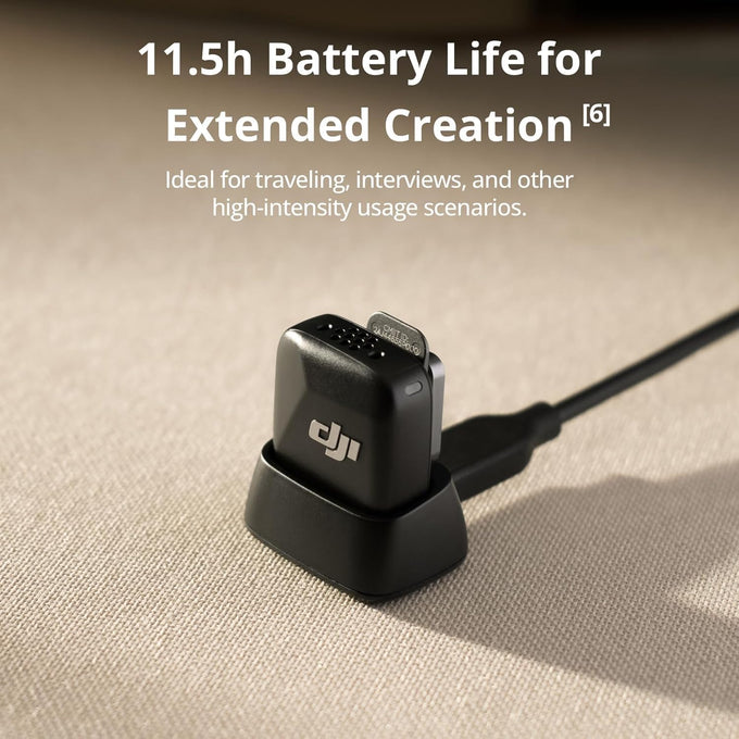 DJI Mic Mini (1 TX + 1 Mobile RX), Wireless Microphone for Smartphone