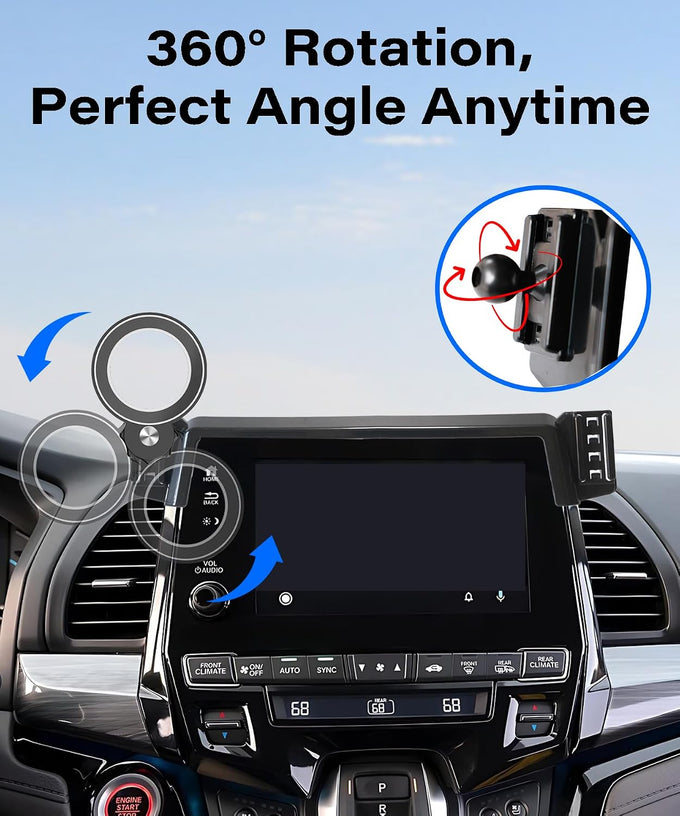 Car Phone Holder for Honda Odyssey 2018-2024 8-inch Screen Accessories