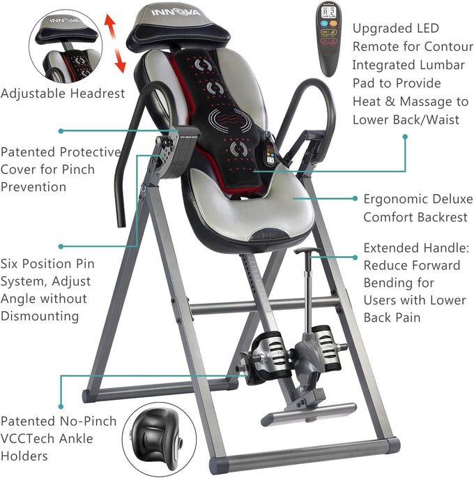 Innova Advanced Heat and Massage Inversion Table