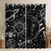 Feelyou Kids Zoo Animal Window Curtains Cute Wild Animals Curtains for Bedroom Cartoon Safari Wild Window Drapes for Boys Girls Teens Exotic Natural Theme Window Treatments, 52x84 Inches,2 Panels