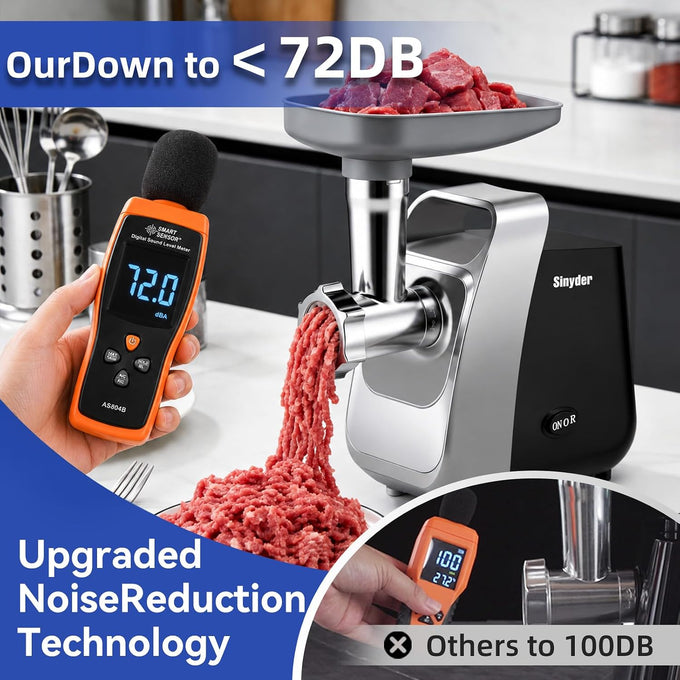 Electric Meat Grinder for Home,Sausage Stuffer and Kubbe Maker