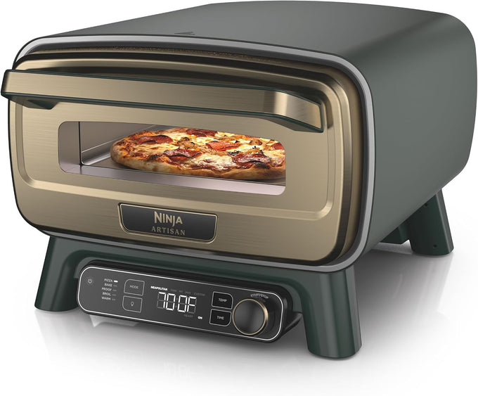 Ninja Artisan Pizza Oven, 12-in Pizza in 3-Min, 700F, 5-in-1, Gray, MO201