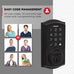 Kwikset SmartCode 270 Keyless Entry Electronic Touchpad Deadbolt Door Lock with Auto-Lock, Custom User Codes, Advanced Security in Matte Black Traditional