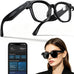 Headwolf AI Smart Glasses with 8MP Camera & Magnetic Privacy Cover