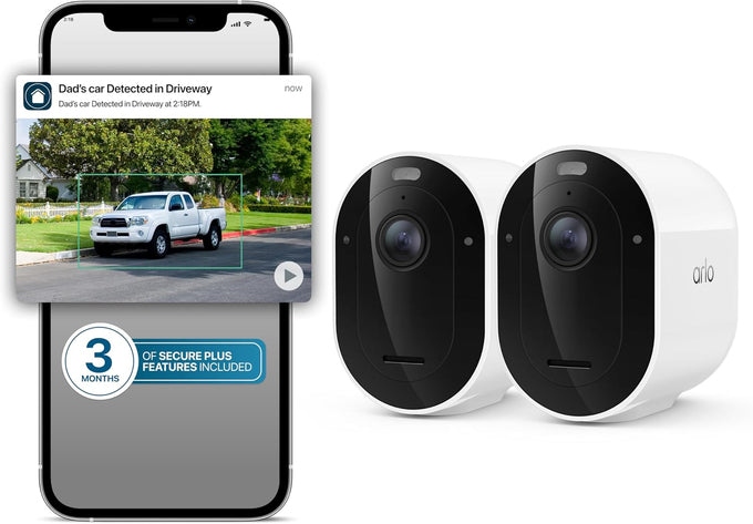 Arlo Pro Wireless Security Camera 2K HDR (6th Gen) - 4-Cam