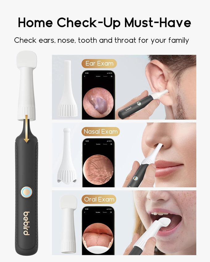 Bebird R37R Ear Wax Removal Tool Camera, Flexible Scope and Visual Tweezers