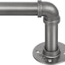 Zeerobee 2 Pack Curtain Rods 72-144", 1 Inch Industrial Black Curtain Rod
