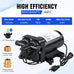 ECO-WORTHY 110V AC Fresh Transfer Diaphragm Water Pump On Demand 5.5GPM 70PSI High Pressure Water Booster Pump 110 Volt with Pressure Switch for Irrigation Garden Hose Sprinkler Home RV