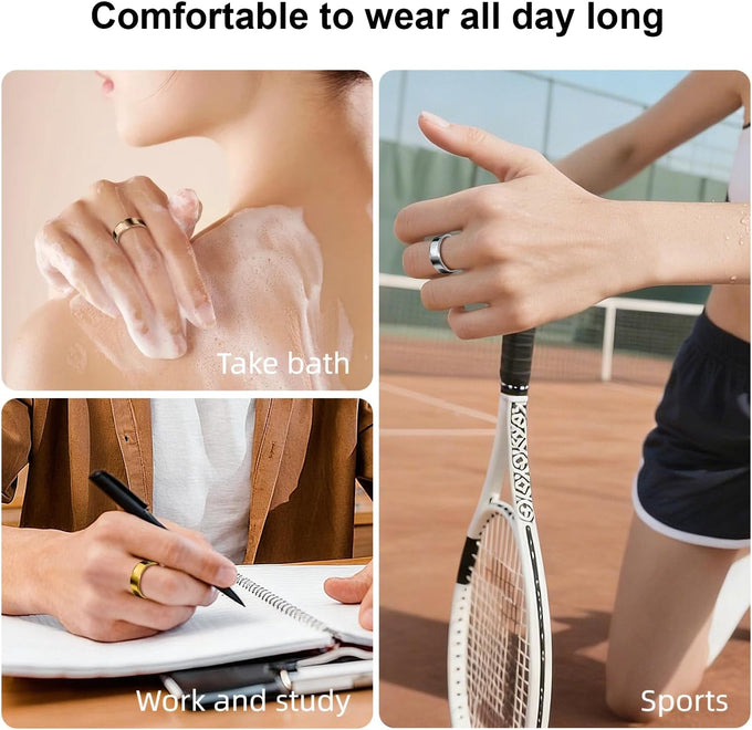 PAXAM Smart Ring for Women & Men Health & Fitness Tracker