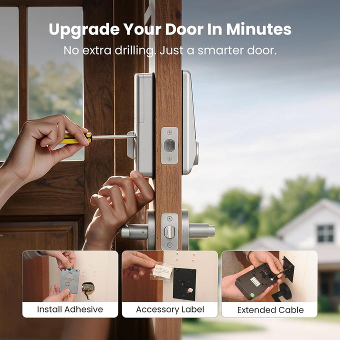 DESLOC WiFi Fingerprint Smart Keypad Door Lock D110 Plus with App Control