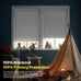 Motorized Blinds No Drill Automatic Blinds for Windows Cordless Roller Shades Electric Blinds with Remote Control Smart Blinds (White, 34.5 x 72)