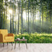 Reyhui Sunshine Forest Mural Wallpaper Landscape Tree