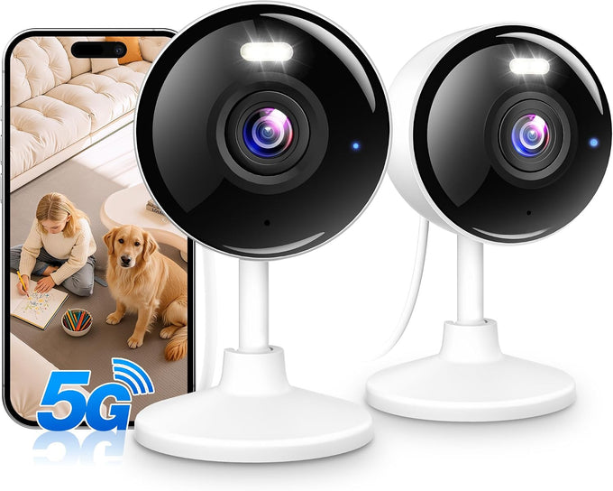 2K Security Cameras 4 Pack, Home Cameras Indoor/Outdoor for Baby/Pet