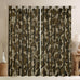 Feelyou Camouflage Camo Treatments Window Curtain 2 Panels 52 x 90 Inch