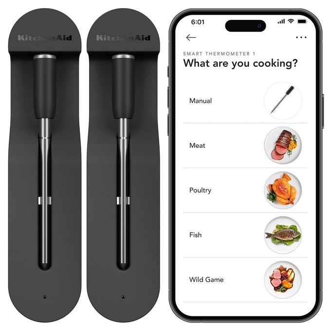 KitchenAid Dual Smart Wireless Rechargeable Thermometers, KTH12BM