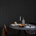 JiffDiff Black 3D Embossed Textured Peel Stick Wallpaper 17.3"x1200"