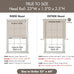 Madison Park Roman Shade, Room Darkening Blind Cordless, 23x64 Sheen Taupe