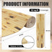 FONUNO Bamboo Wall Panel Bamboo Pole Wrap Roll for Interior Decoration