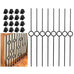 Sidasu 8-Pack 44" Iron Balusters for Staircase Interior