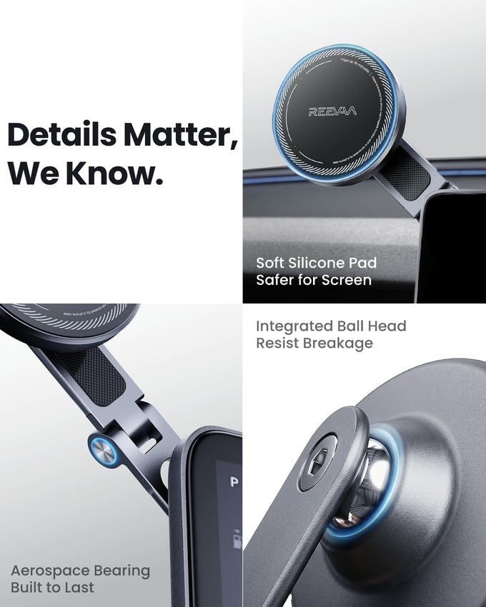 REEVAA Tesla Phone Mount for Model Y/YL/3/X/S Accessories, Magsafe Holder