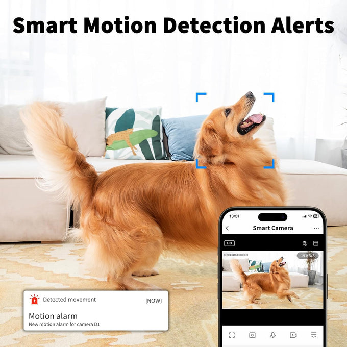 4K Smart Camera Charger with 2.4G/5Ghz Dual WiFi, 160° Wide Angle, Motion Detection, Type-C Plug Indoor Security Mini Camera for Home Pets, iOS & Android App
