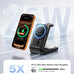 25W Travel Charger 3 in 1 Foldable Magnetic Wirelss Charging Station