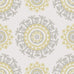 NuWallpaper NU1652 Grey and Yellow Suzani Peel & Stick Wallpaper, Multicolor