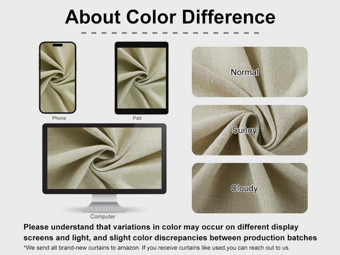 Vision Home Sand Pinch Pleated Full Blackout Curtains Linen Blended Room Darkening Window Curtains 84 inch for Living Room Bedroom Thermal Insulated Pinch Pleat Drapes with Hooks 2 Panel 40" Wx84 L