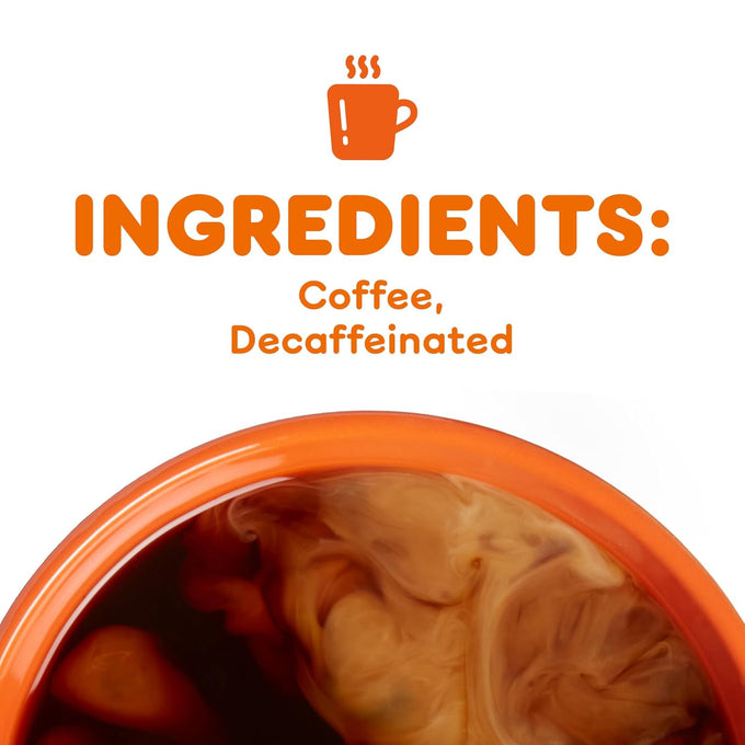 Dunkin’ Decaf Medium Roast Coffee, Keurig K-Cup Pods, 88 Count